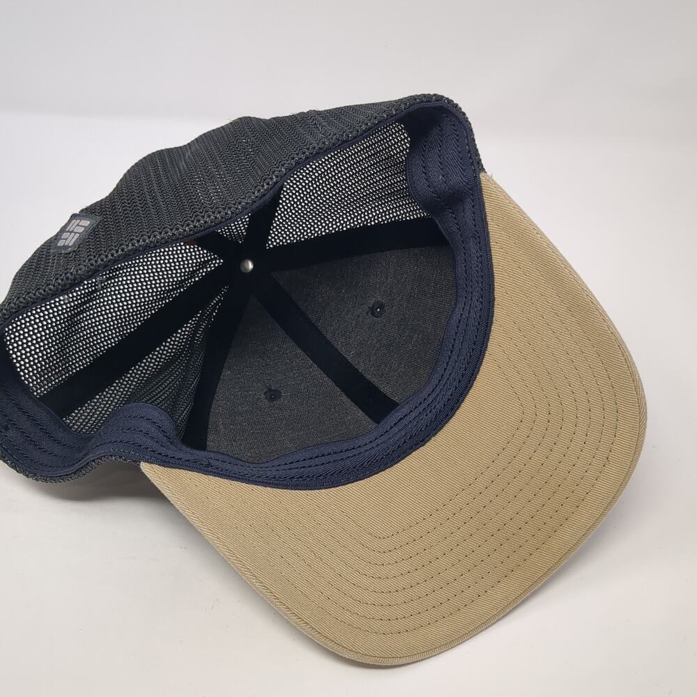 Tree Flag Patch Fitted Mesh Back Trucker Hat Gray… - image 7